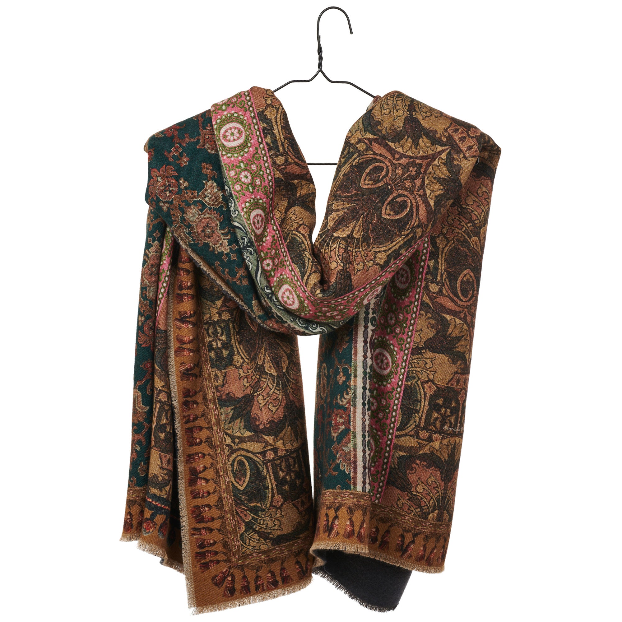 Pierre-Louis Mascia Silk and fur scarf FANORY – LECLAIREUR
